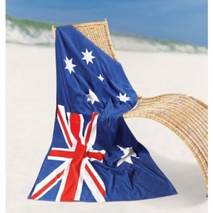 Aussie Flag Beach Towel