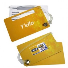 Hard Plastic Double Luggage Tag